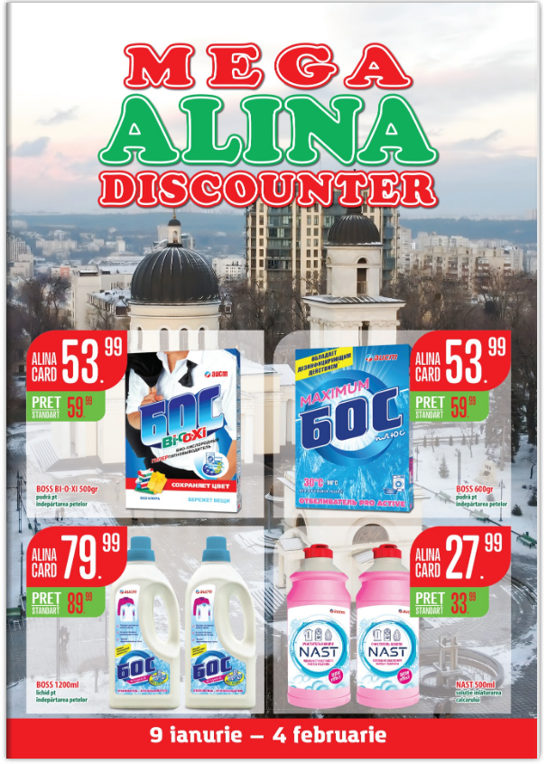 Catalog Mega Alina Discounter 09.01.2024 - 04.01.2024